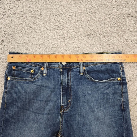 Levis‎ 510 Jeans Mens 33x34 (Fits 32x31) Blue Skinny Medium Wash Denim - Picture 9 of 13